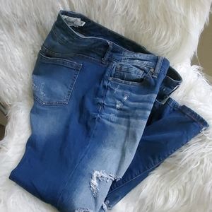 Used Women's Distressed Jeans